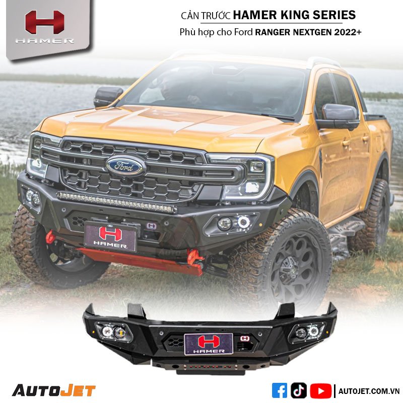 CẢN TRƯỚC FORD RANGER HAMER 2023-2